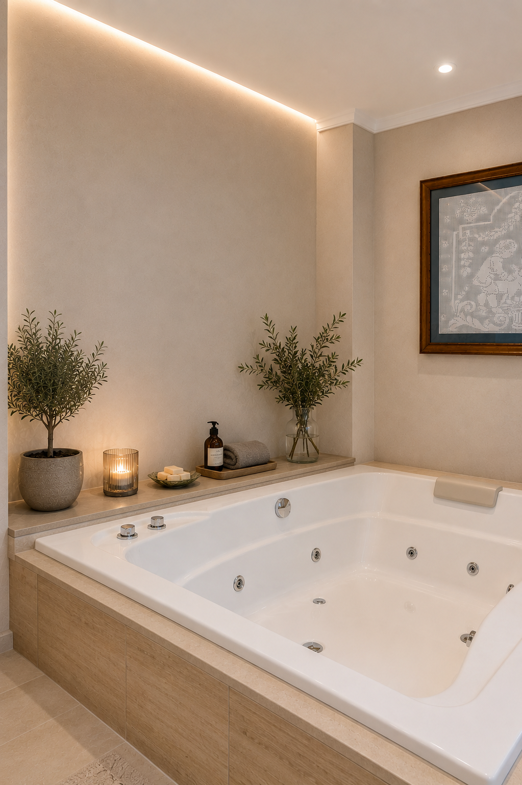 Detalle interior de Villa Serenity